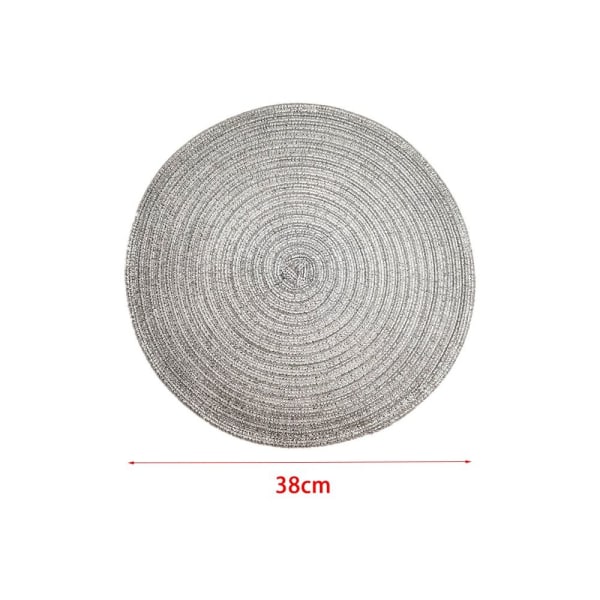 Pyöreät tabletit Pöytämatto HARMAA Grey