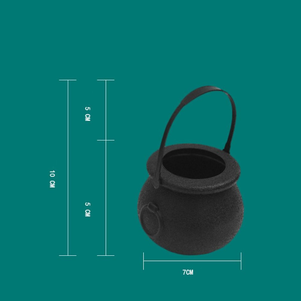 6/12 STK Halloween slikkrukke Witch Pot 2-12 STK 2-12 STK 2-12PCS