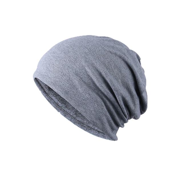 Vinter Beanie Hat Thermal Warmer Cap LYS GRÅ LIGHT GREY