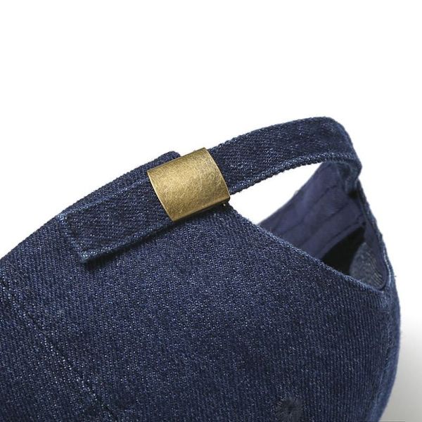 Denim Baseball Caps Distressed Hole Cap SORT black