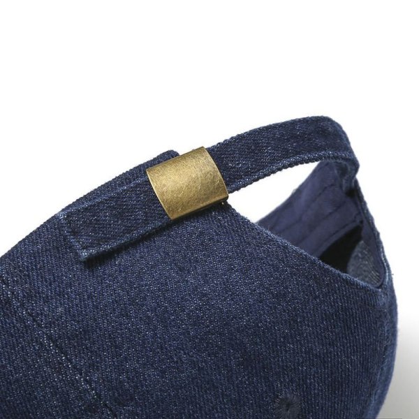 Denim pesäpallolippikset Distressed Hole Cap NAVY navy