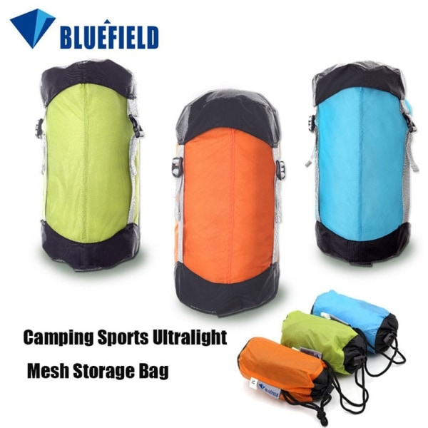 Camping Sports Bag Mesh Förvaringsväska GRÖN L Green L