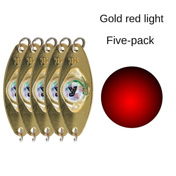 LED Lure Light Flash Lamp RØDT LYS RØDT LYS Red Light