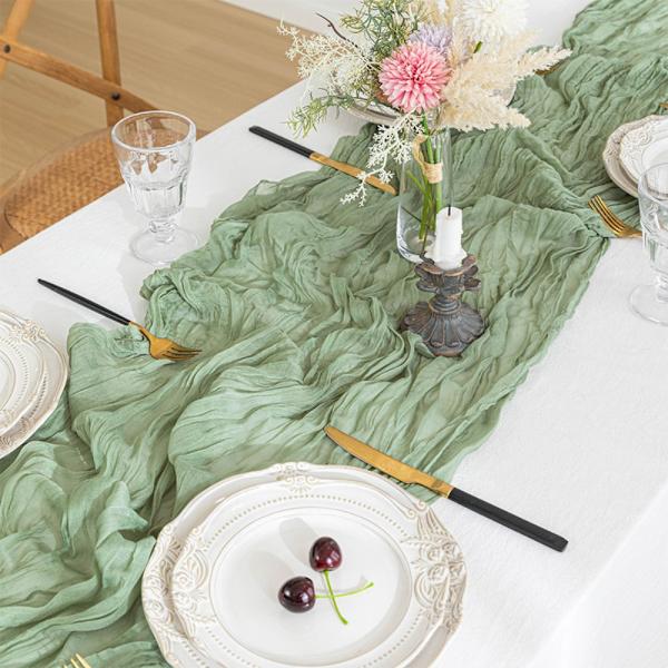 Bohemian Table Flag Twists Bordsduk GUL yellow