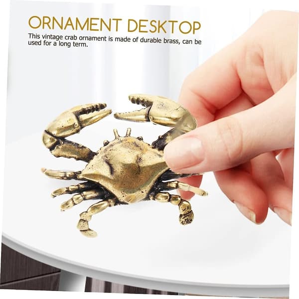 Mini Krabbe Figur Krabbe Skulptur Krabbe Ornament