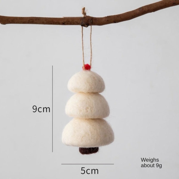 3kpl Mushroom Christmas Riipus DIY Käsintehty 7 7 7
