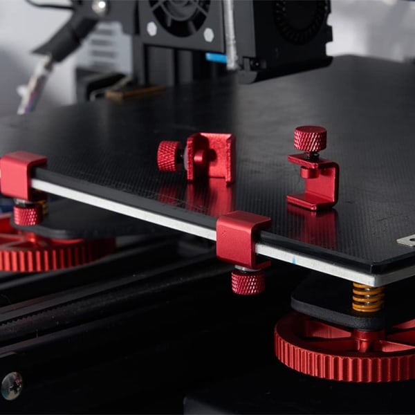 4 kpl 3D-tulostimen lasisängyn pidikkeet Kiinnikkeet Säädettävät kiinteät pidikkeet