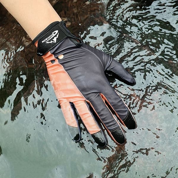 1 par dykkerhandsker Vandsportsvanter SORT S Black S