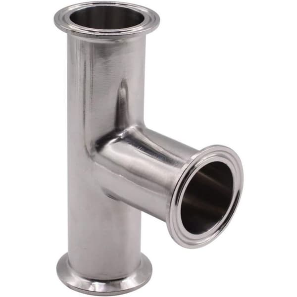 Clamp Tee Tri-clamp rörkoppling