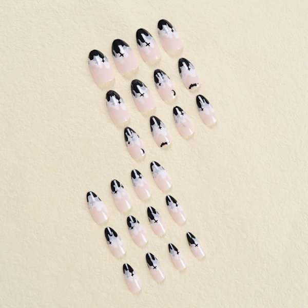 Halloween Fake Nails Ballerina tekokynnet 2 2 2