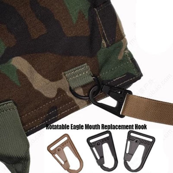 Örnmunsspänne Örnkrok KHAKI 25MM INTE ROTERBAR EJ Khaki 25mmNot Rotatable-Not Rotatable