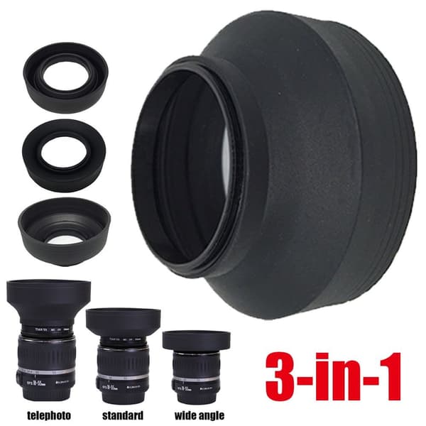 Skrudd linsehette Antirefleksdeksel 55MM 55MM 55mm