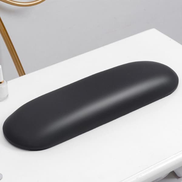 Nagelkuddsstöd Mikrofiberläder SVART Black