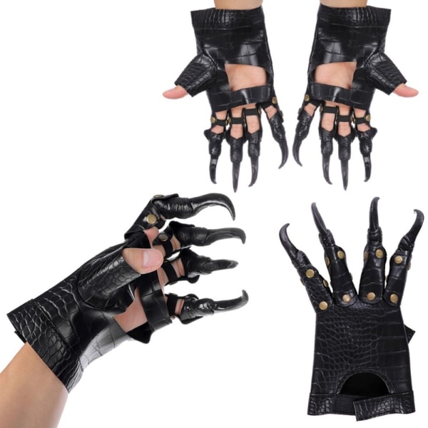 Halloween Dragon Claws Gloves Carnival Party rekvisitter Anime Cosplay