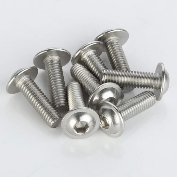 25 STK fatningshætte skruer sekskantet sekskant socket bolt unbraconfatning 25PCS