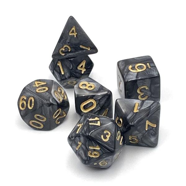 7 kpl / set DND Dice Polyhedral Dice STYLE 3 STYLE 3 Style 3