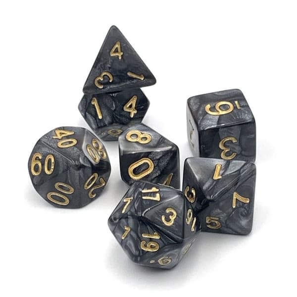7 stk/sæt DND-terninger Polyhedriske terninger STYLE 1 STYLE 1 Style 1