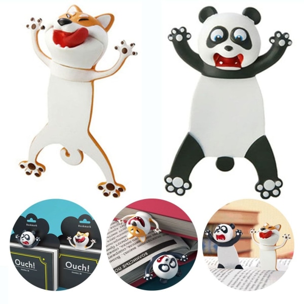 Animal Bookmark Book Clip PANDA PANDA Panda