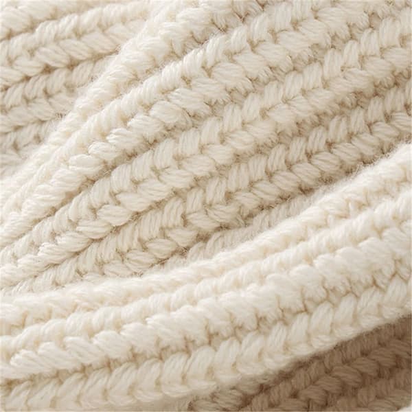 Vinter Berets Varm Beanies BEIGE Beige