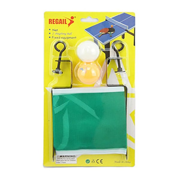 Bordtennis Net Ping Pong Mesh Med 2 Bolde