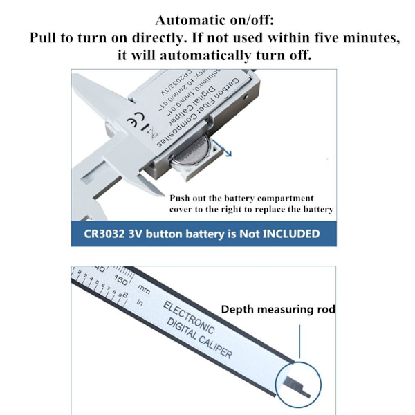 Digital Caliper Vernier Caliper Mikrometer Caliper