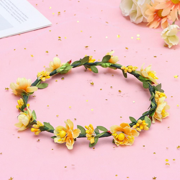 Flower Crown Bohemia Garland VÄRIVÄRI Colorful