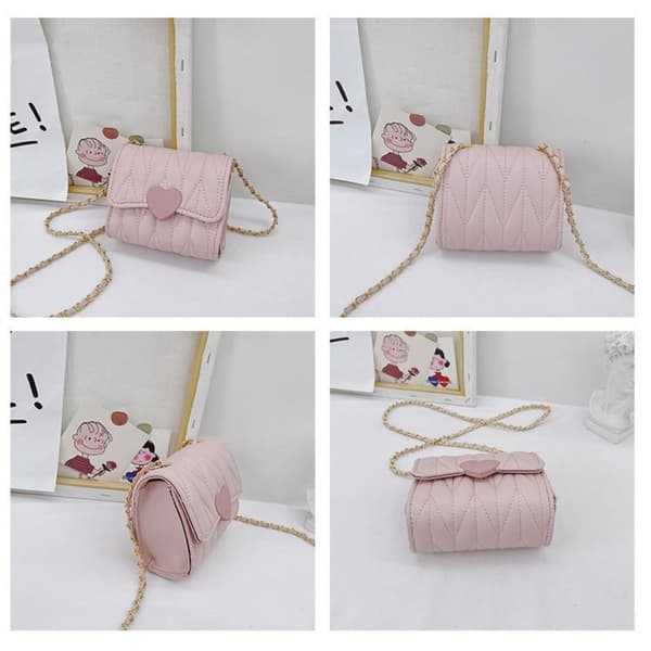 Crossbody Bag Magnetic Snap Axelväskor VIT White