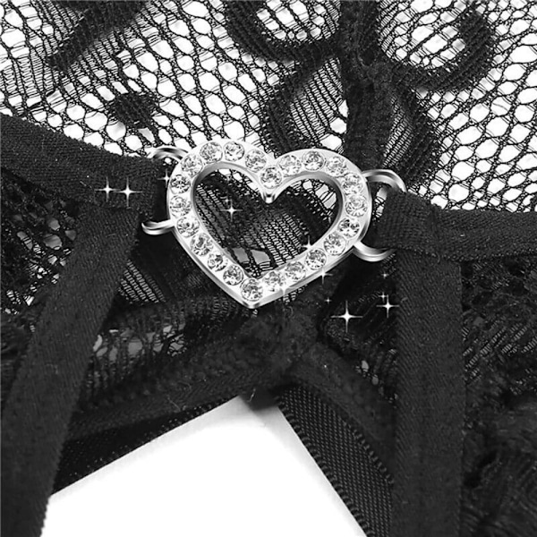 Lace Bodys Nattkläder-Underkläder SVART M Black M