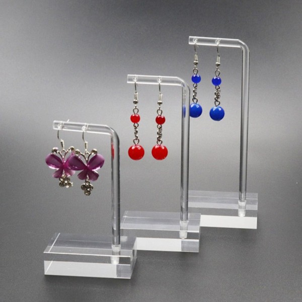 Hängande örhängen Display Stativ Smycken Case ETT SET MED one set with 3 pcs