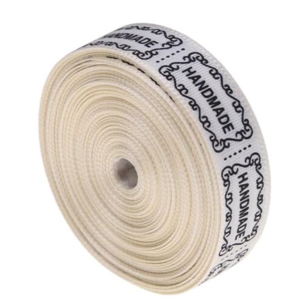 Handdade Ribbon Diy-merking HVIT White
