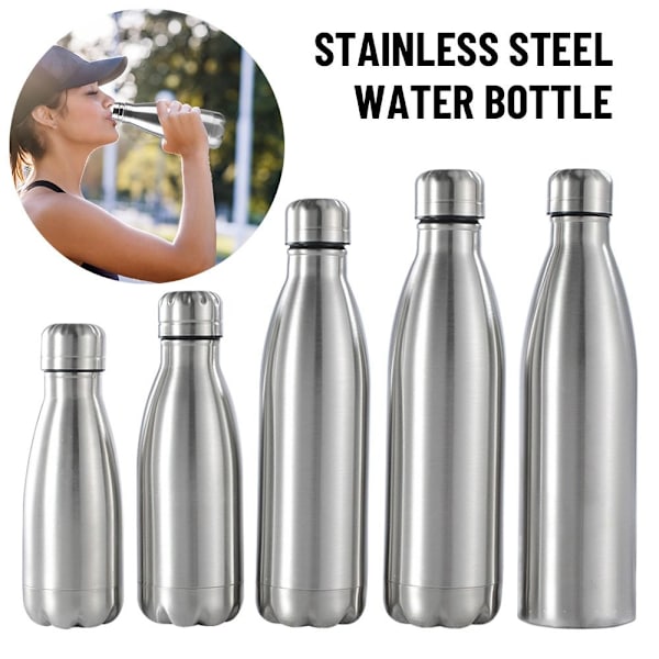 0,35/1 liter Sportsvandflaske Cola drikkekop 1000ML FLAD 1000ML Flat bottom