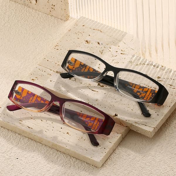 Kvinders læsebriller Spring Hinge Læsere SORT STYRKE Black Strength 4.0x-Strength 4.0x