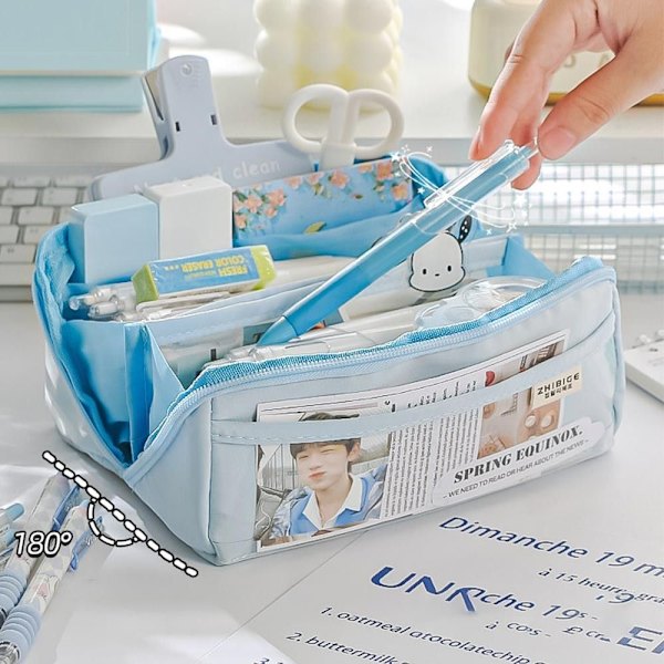 Kynälaukku Case SININEN Blue