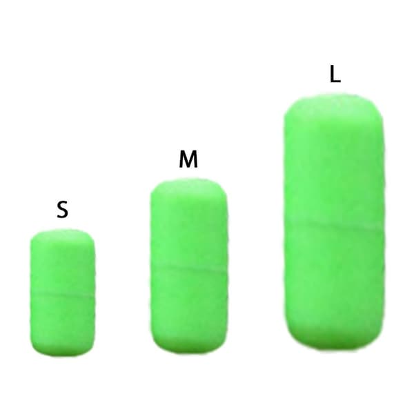 200 kpl Fishing Bobber Stopper Rubber Bean S S
