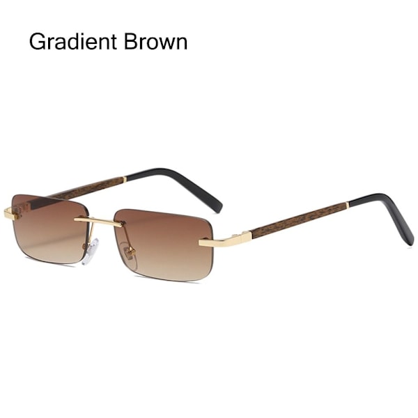 Puusyistä jalka-aurinkolasit Literary aurinkolasit GRADIENT BROWN Gradient Brown