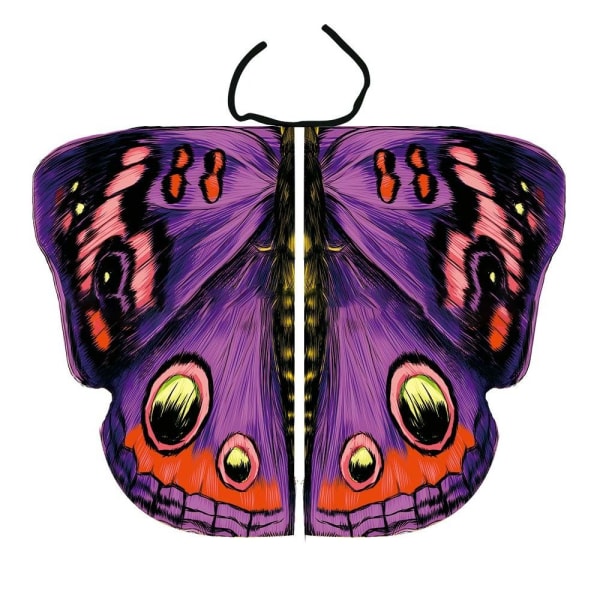 Butterfly Wings Sjal Butterfly Tørklæde 6 6 6