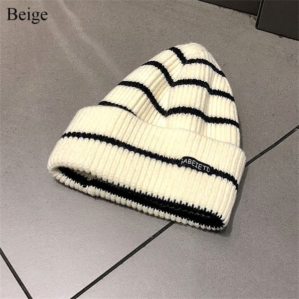 Lue Luer Strikkelue BEIGE beige