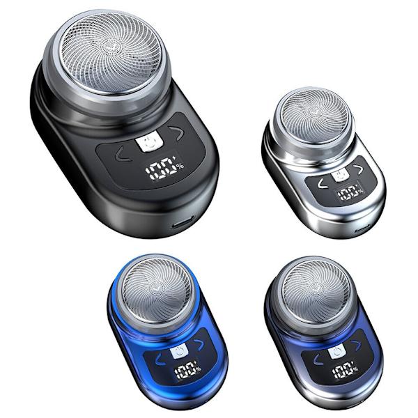 Mini elektrisk rakapparat Skäggtrimmer SILVER SILVER Silver