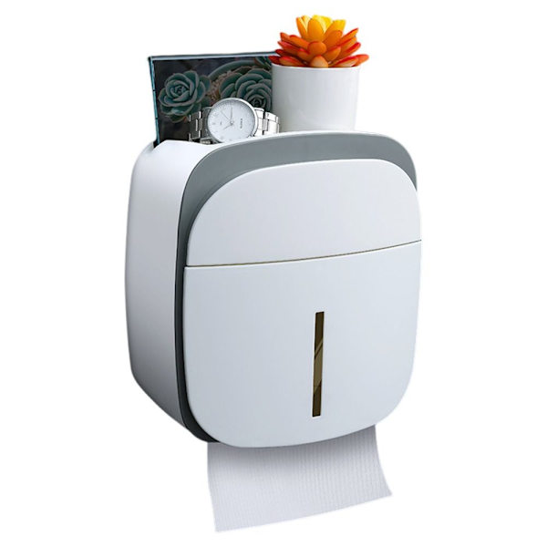 Toiletpapirhylde Papirholder GRÅ Grey