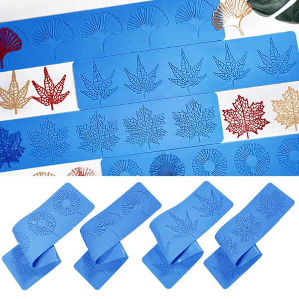 Cake Lace Mold Fondant Matt GINGKO LEAF GINGKO LEAF Gingko Leaf