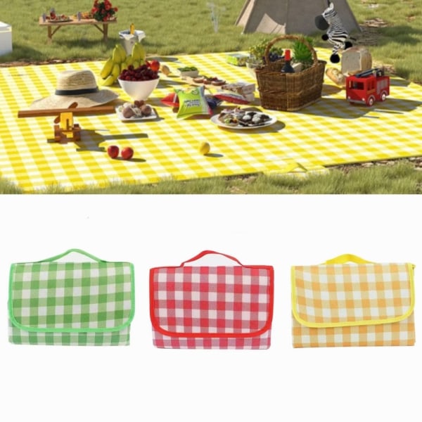 Camping Golvmatta Liggunderlag GUL 150*200CM 150*200CM yellow 150*200cm-150*200cm