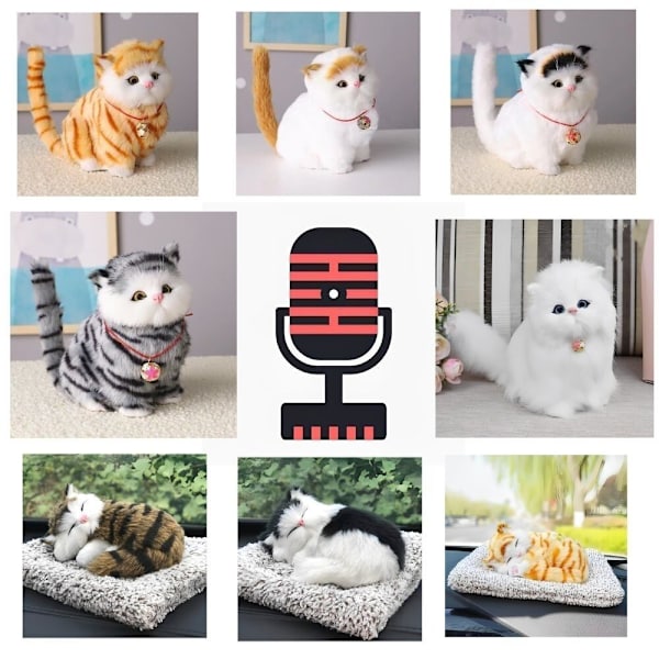 Yndigt Vocal Cat Plys Legetøj C C C