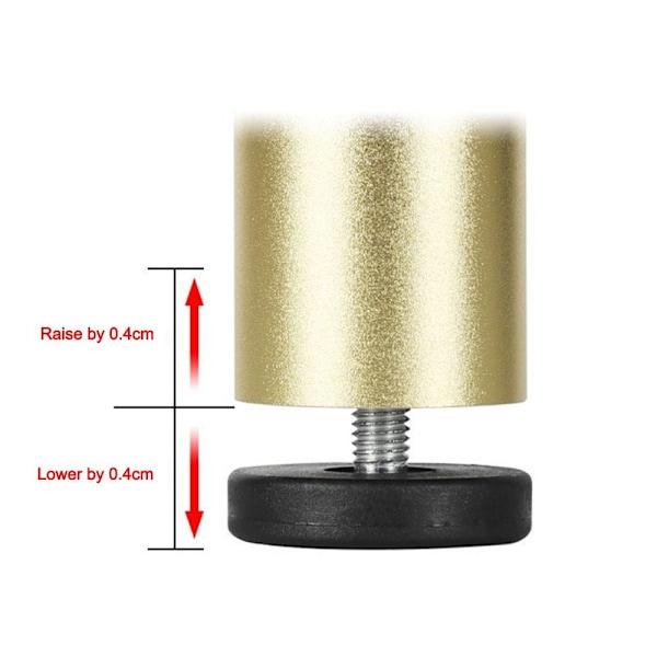 Sängmöbler Risers Antivibrationsdynor SILVER 10CM Silver 10cm