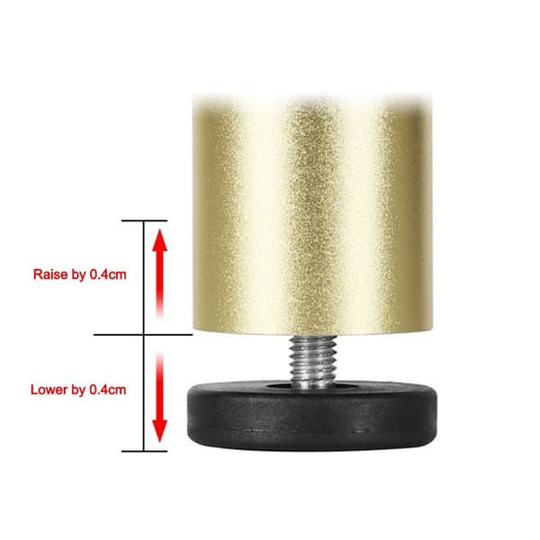 Sengemøbler Risers Anti Vibration Pads SØLV 10CM Silver 10cm