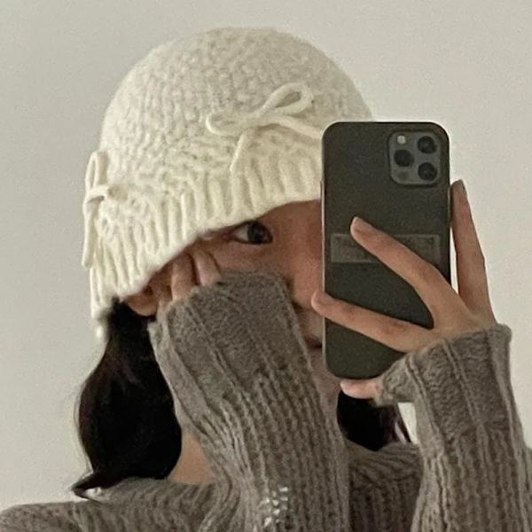 Strikkede Bucket Caps Damehuer KHAKI khaki