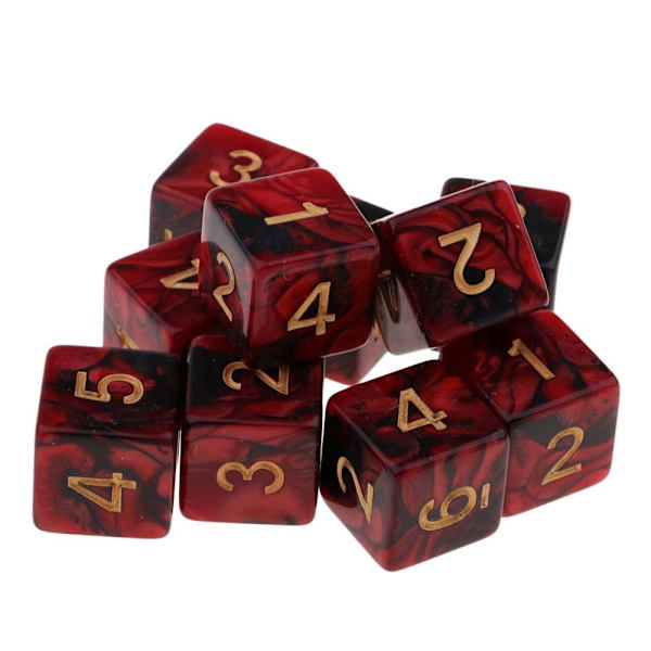 10 st/ set DND-tärningar polyedriska tärningar STYLE 10 STYLE 10 Style 10