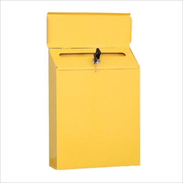 Postkasse Brev Opbevaringskasse GUL Yellow