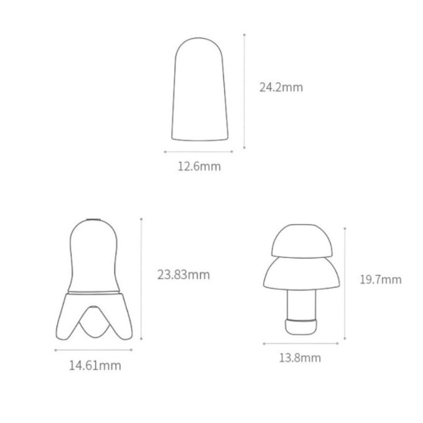 Lydtætte ørepropper Sovende ørepropper DOBBEL FREKVENS STØJ Dual frequency noise