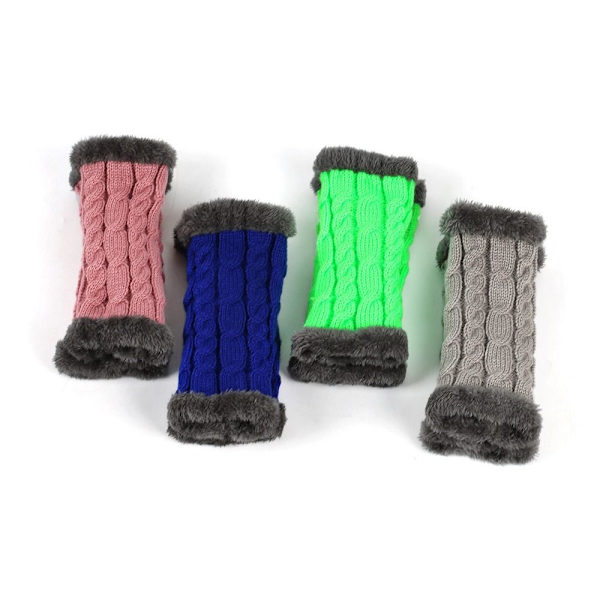 Fingerløse Handsker Varme Handsker SORT SORT Black