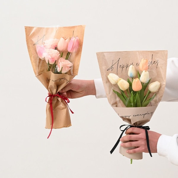 20/30PCS Rose Packing Sleeve Bag Bukett Packing Bag NAKEN Nude Multiple-Multiple
